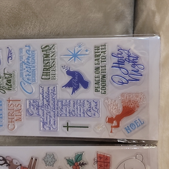 Recollections Christmas Clear Stamps - Picture 7 of 8